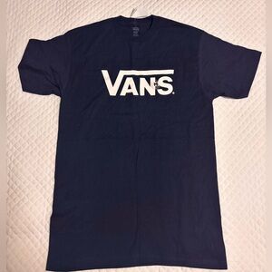 NWT Vans navy tshirt